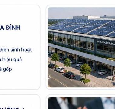 Điện mặt trời doanh nghiệp nhà xưởng | TK Solution Energy